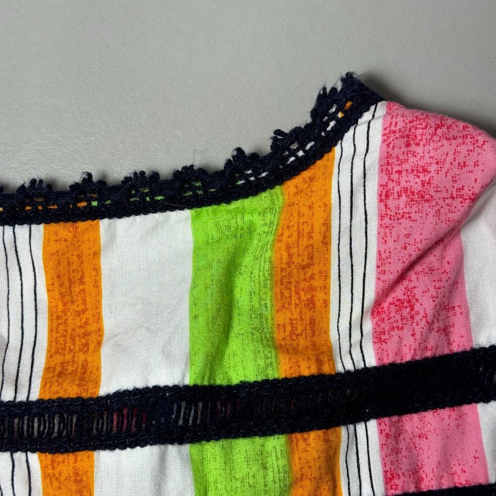 Crown & Ivy Multi Color Striped Boho Blouse... - Picture 5 of 13